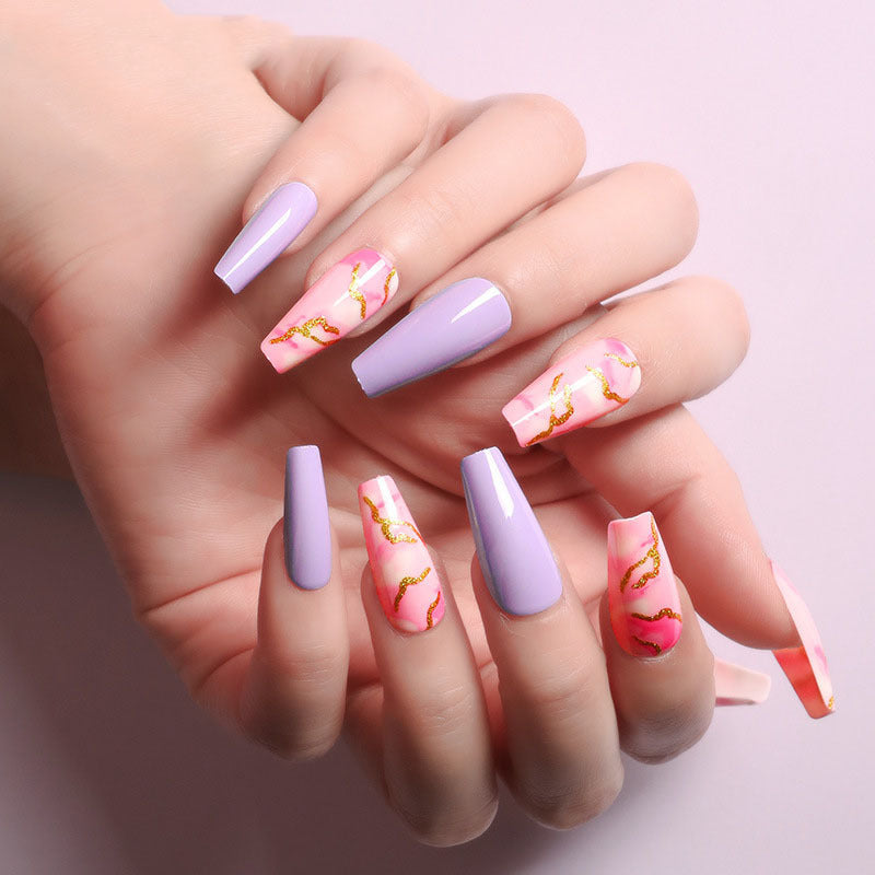 Fake Nails Finished Ballet Nails - A30