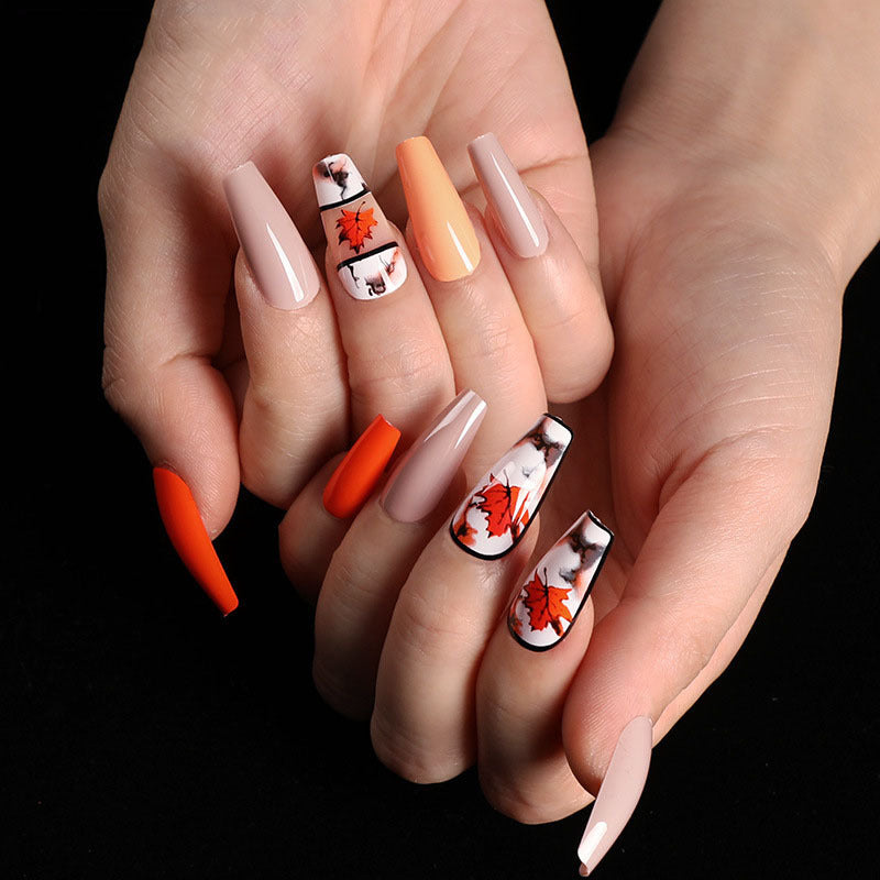 Fake Nails Finished Ballet Nails - A37