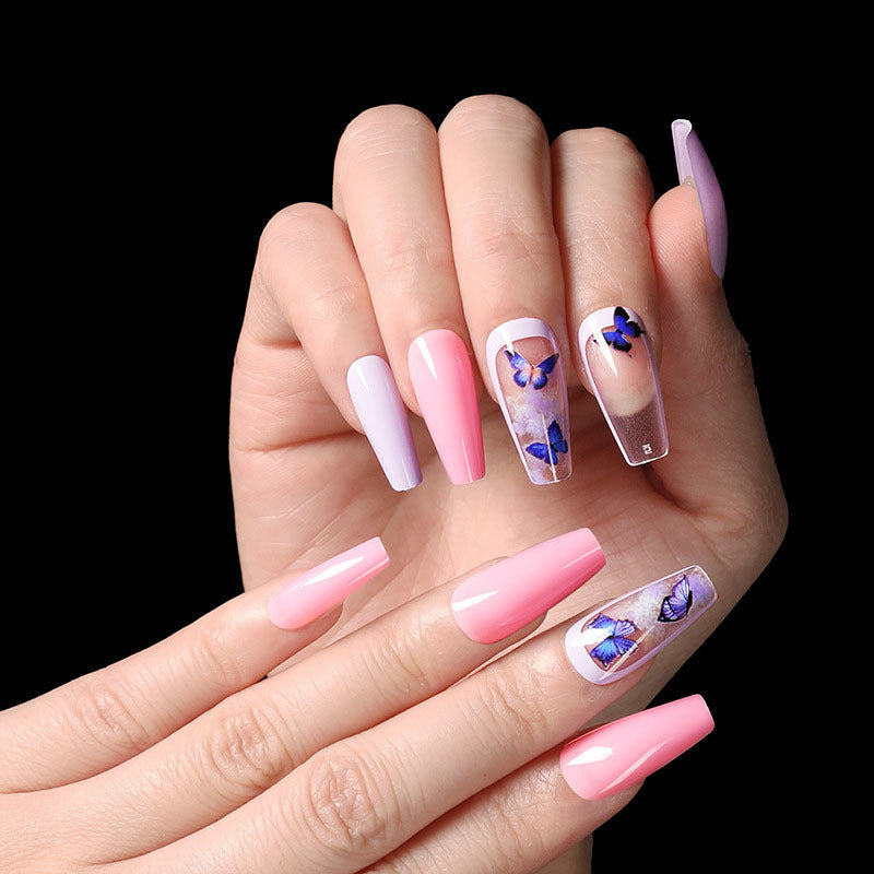 Fake Nails Finished Ballet Nails - A43