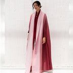 Fashionable Gradient Abaya Cape - Light Pink / Free Size - Abaya