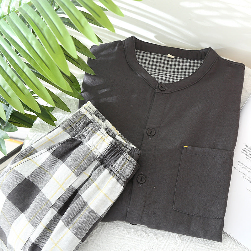 Men's Cotton Pajama Suit, Men's Sleepwear