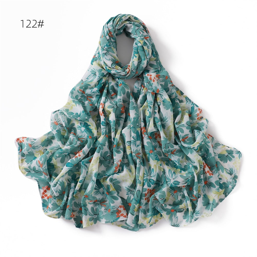 Women's Printed Chiffon Scarf