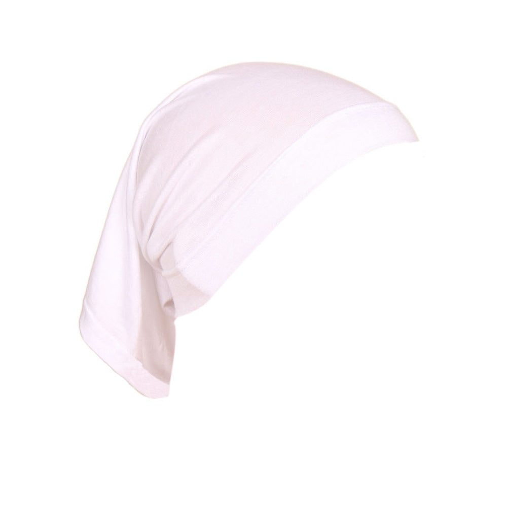 Modal Monochrome Hijab Cap - Elastic Cotton Inner Bonnet