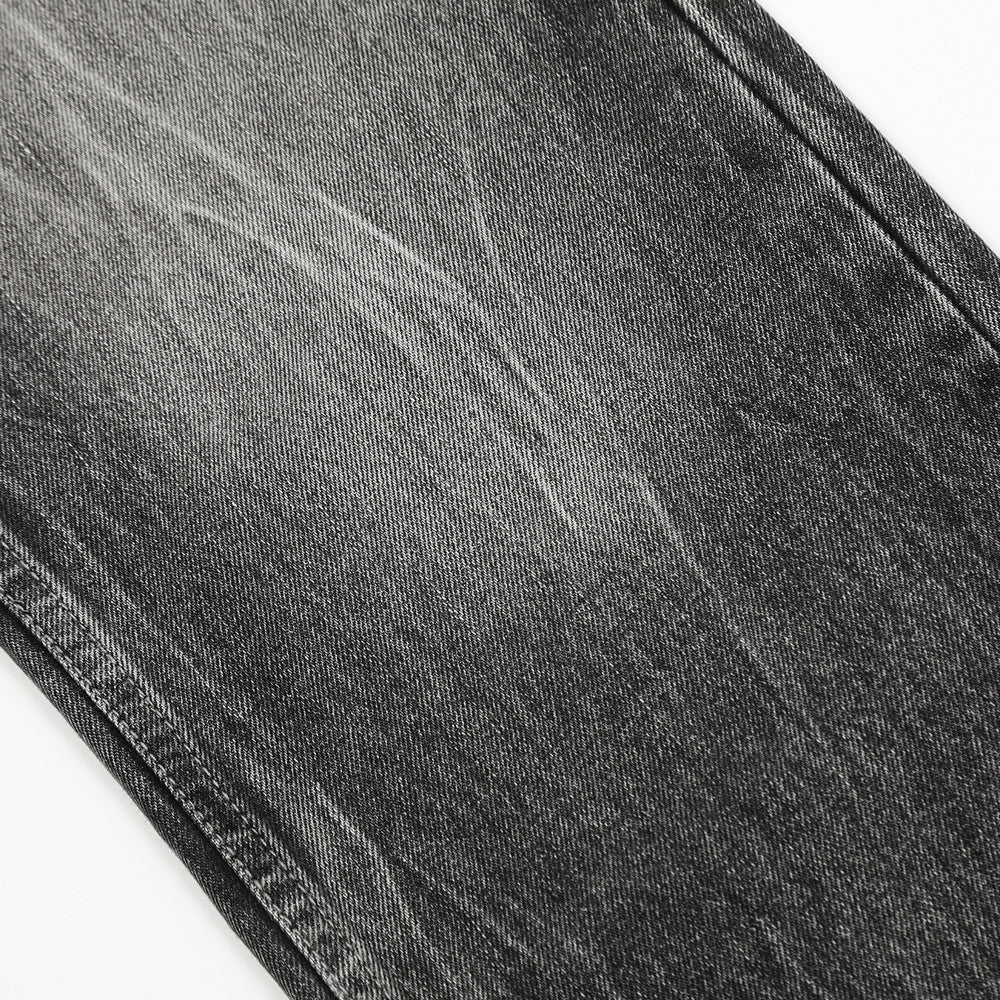 Vintage Washed Straight-Leg Denim Trousers