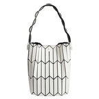 Geometric Rhombus Colour Matching Shoulder Bag - Women’s Shoulder Bag