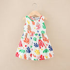 Girls’ A-line Skirt Dress Kids’ Summer Dress