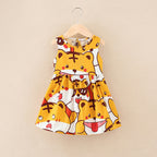 Girls’ A-line Skirt Dress Kids’ Summer Dress