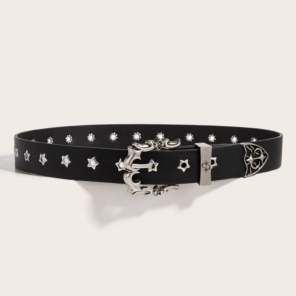 Girls’ Pin Buckle Casual Belt - Black 1623 - Women’s belt