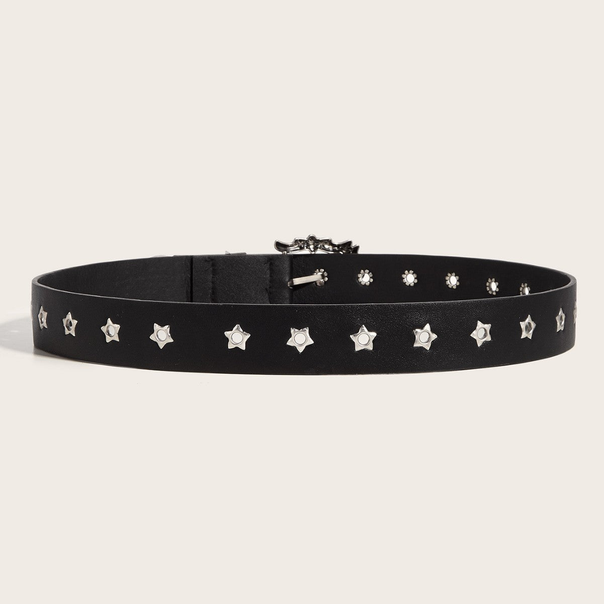 Girls’ Pin Buckle Casual Belt - Black 1623 - Women’s belt