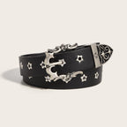 Girls’ Pin Buckle Casual Belt - Black 1623 - Women’s belt