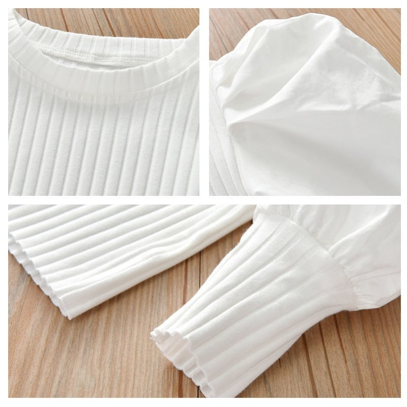 Girls Western Style Long Sleeved Blouse Kids’ Top