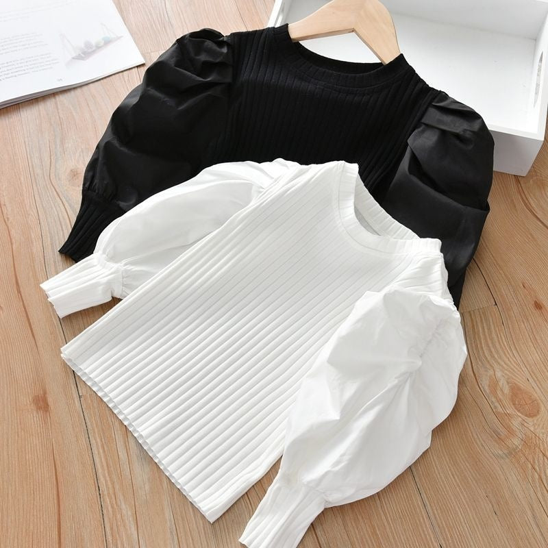 Girls Western Style Long Sleeved Blouse Kids’ Top