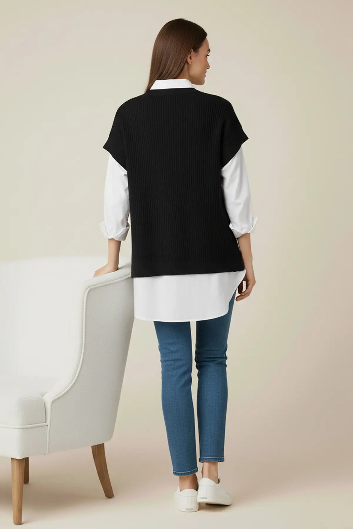 Hair Knit Sweater – NEOMODEST winter collection product image 4