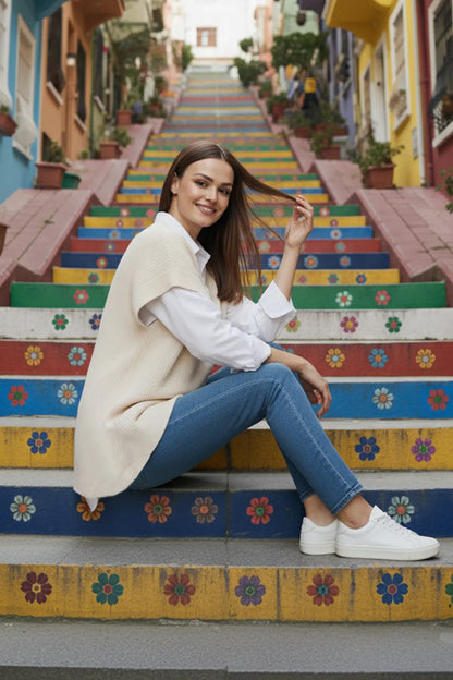 Hair Knit Sweater – NEOMODEST winter collection product image 2