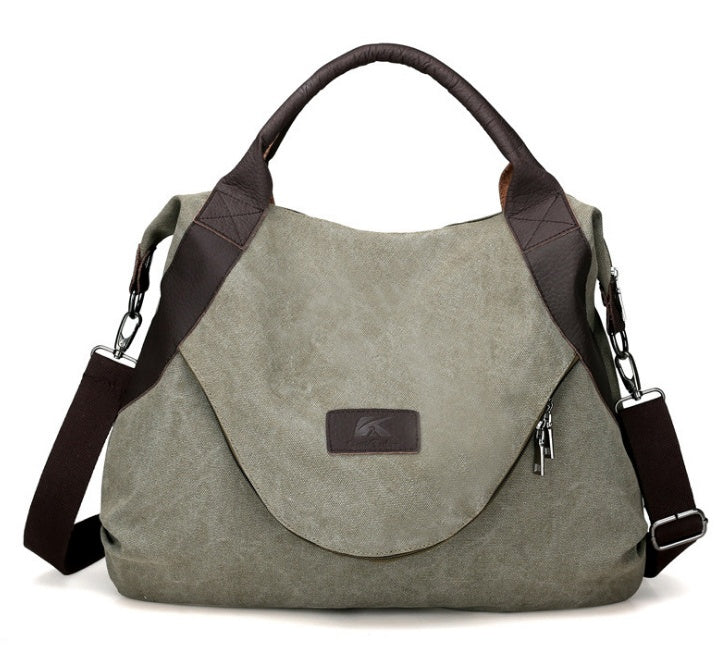 Handbags Women Minimalist Retro Shoulder Crossbody Vintage Canvas Bag - green