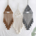 Handwoven Triangle Dream Catcher Pendant Home Decor - Suit / 29x45x72
