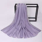 High-gloss Diamond Long-edge Chiffon Scarf Hui Ethnic Scarf Middle Eastern and African Headscarf Malay Wrapped Headscarf