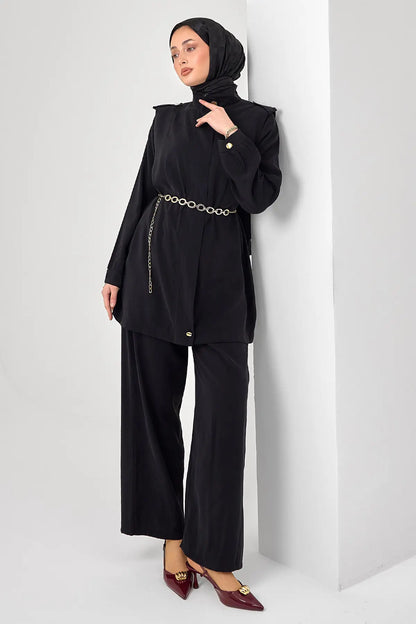 Hijab Two-piece Set | Black – NEOMODEST product image 3