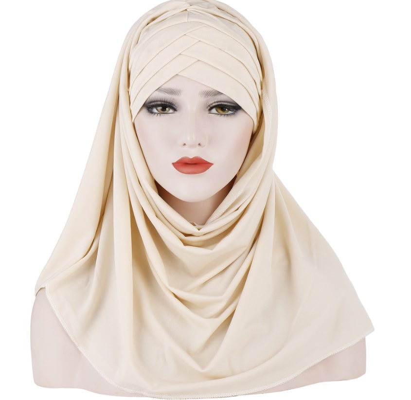 Instant Patch Hijab - Beige / One size - Patch Hijab