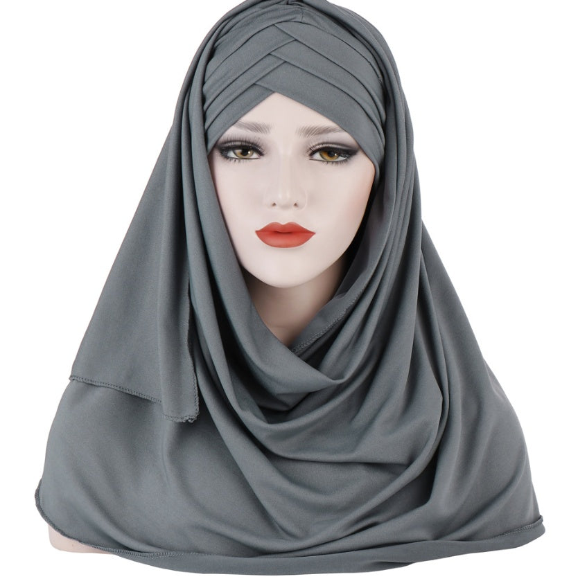 Instant Patch Hijab - Grey / One size - Patch Hijab
