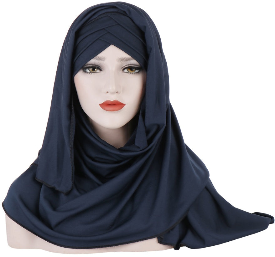 Instant Patch Hijab - Navy / One size - Patch Hijab