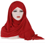 Instant Patch Hijab - Red / One size - Patch Hijab