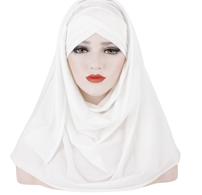 Instant Patch Hijab - White / One size - Patch Hijab