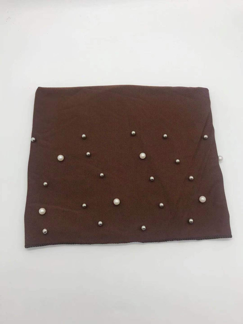 Jane win hat industry new polyester fashion simple headscarf hat hat - coffee