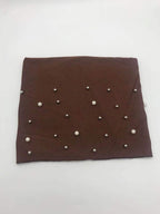 Jane win hat industry new polyester fashion simple headscarf hat hat - coffee
