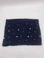 Jane win hat industry new polyester fashion simple headscarf hat hat - navy