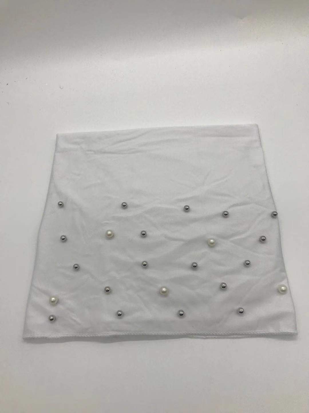 Jane win hat industry new polyester fashion simple headscarf hat hat - white