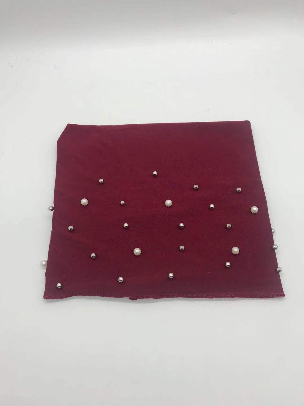 Jane win hat industry new polyester fashion simple headscarf hat hat - Wine red