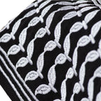 Keffiyeh Style Abaya With Crossbody Bag - Abaya