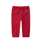 Kids’ Comfortable Unisex Trousers Casual Sports Pants - Red / 100cm - Kids’ pants
