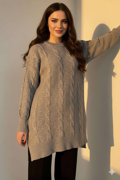 Knitted Sweater – NEOMODEST winter collection product image 1