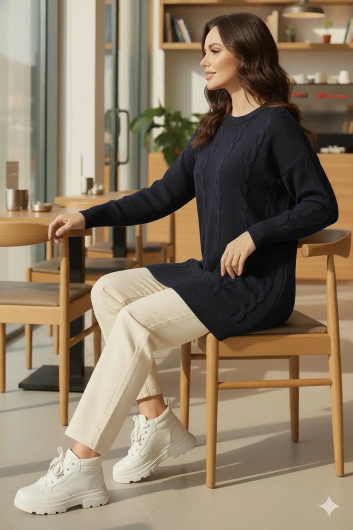 Knitted Sweater – NEOMODEST winter collection product image 2