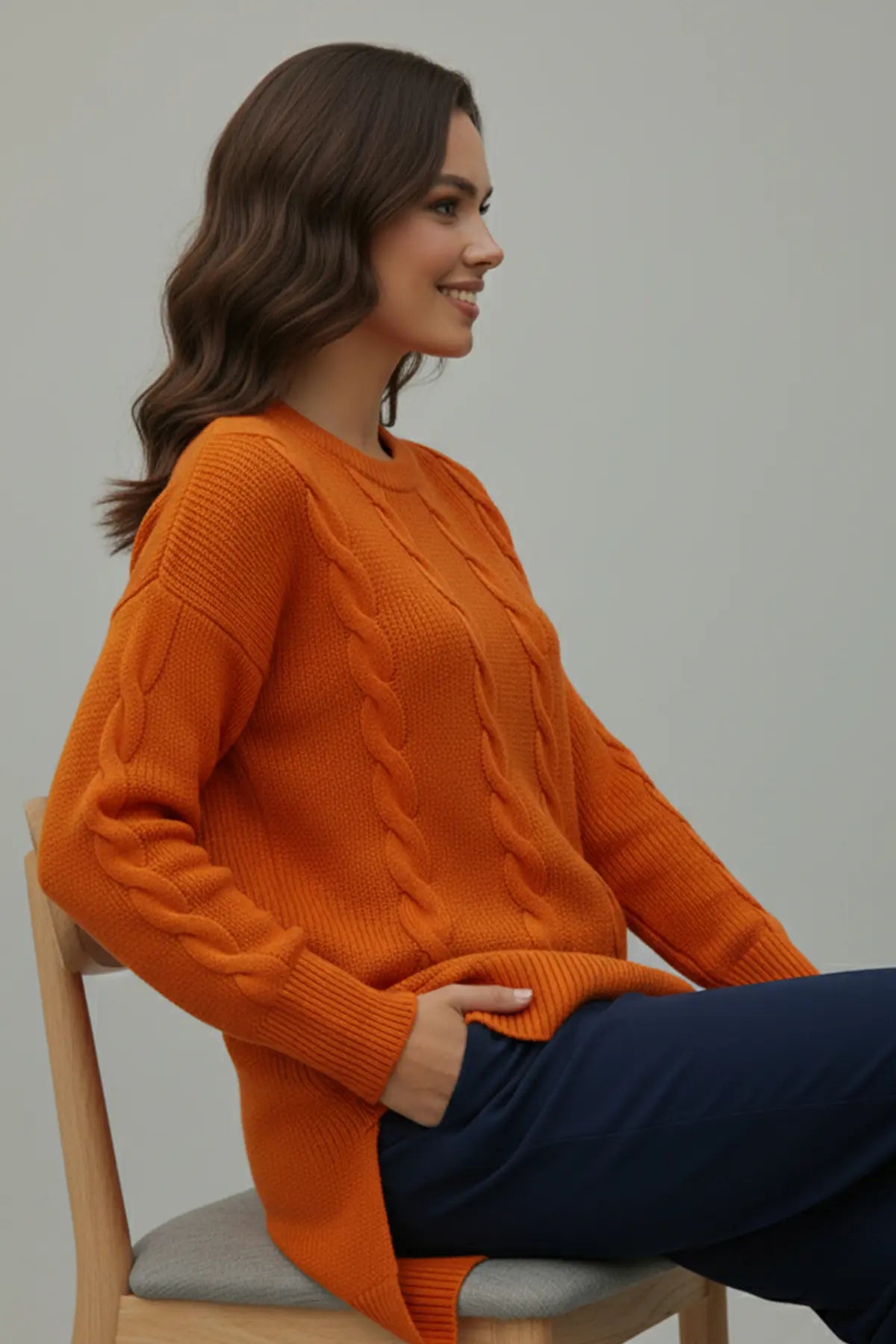 Knitted Sweater – NEOMODEST winter collection product image 2