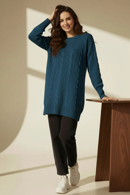 Knitted Sweater – NEOMODEST winter collection product image 2