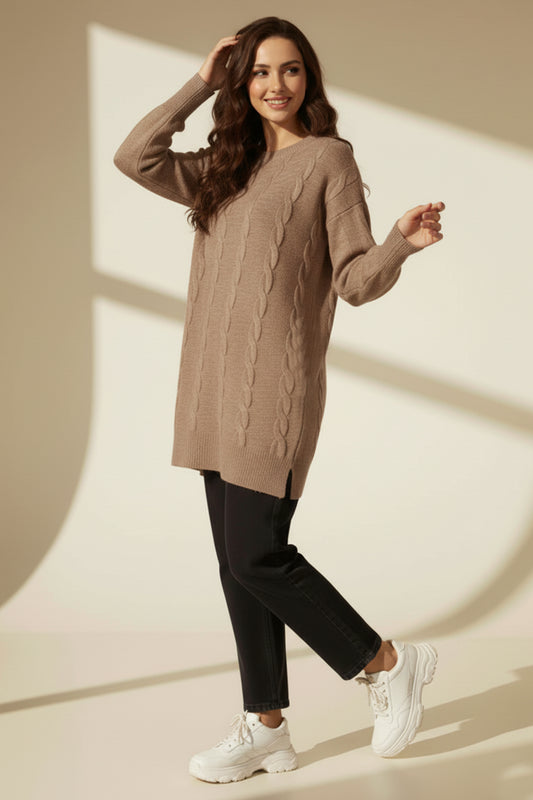 Knitted Sweater – NEOMODEST winter collection product image 1
