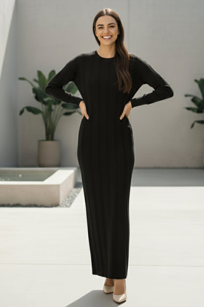 Knitwear Dress | Black – NEOMODEST product image 1