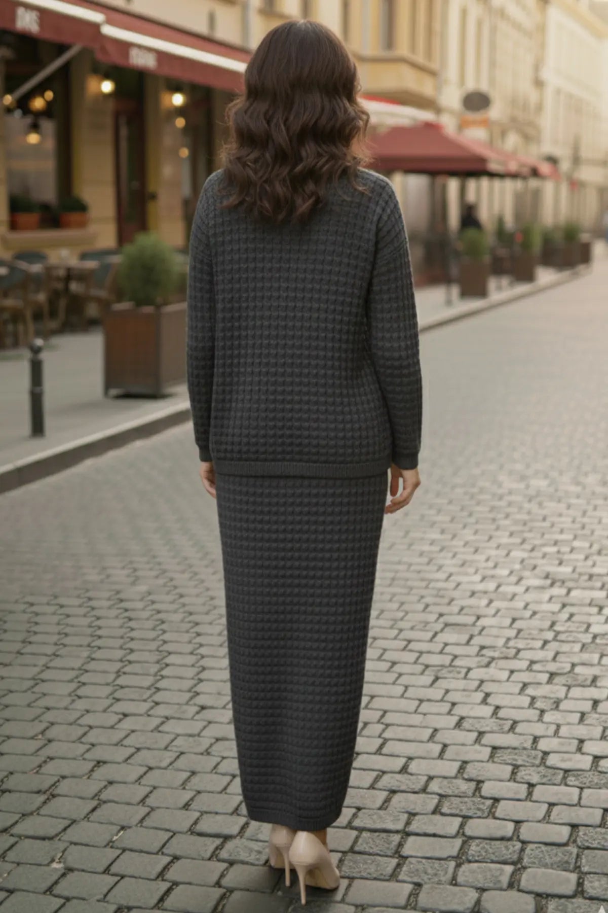 Knitwear Suıt | Anthracite – NEOMODEST product image 4