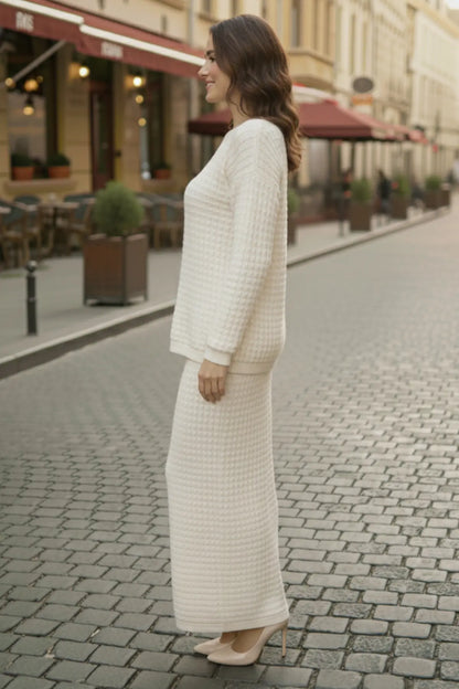 Knitwear Suıt | Stone – NEOMODEST product image 2