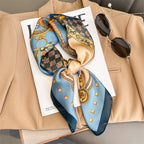 Korean Style Artificial Silk Scarf - JNC15201 - Scarf