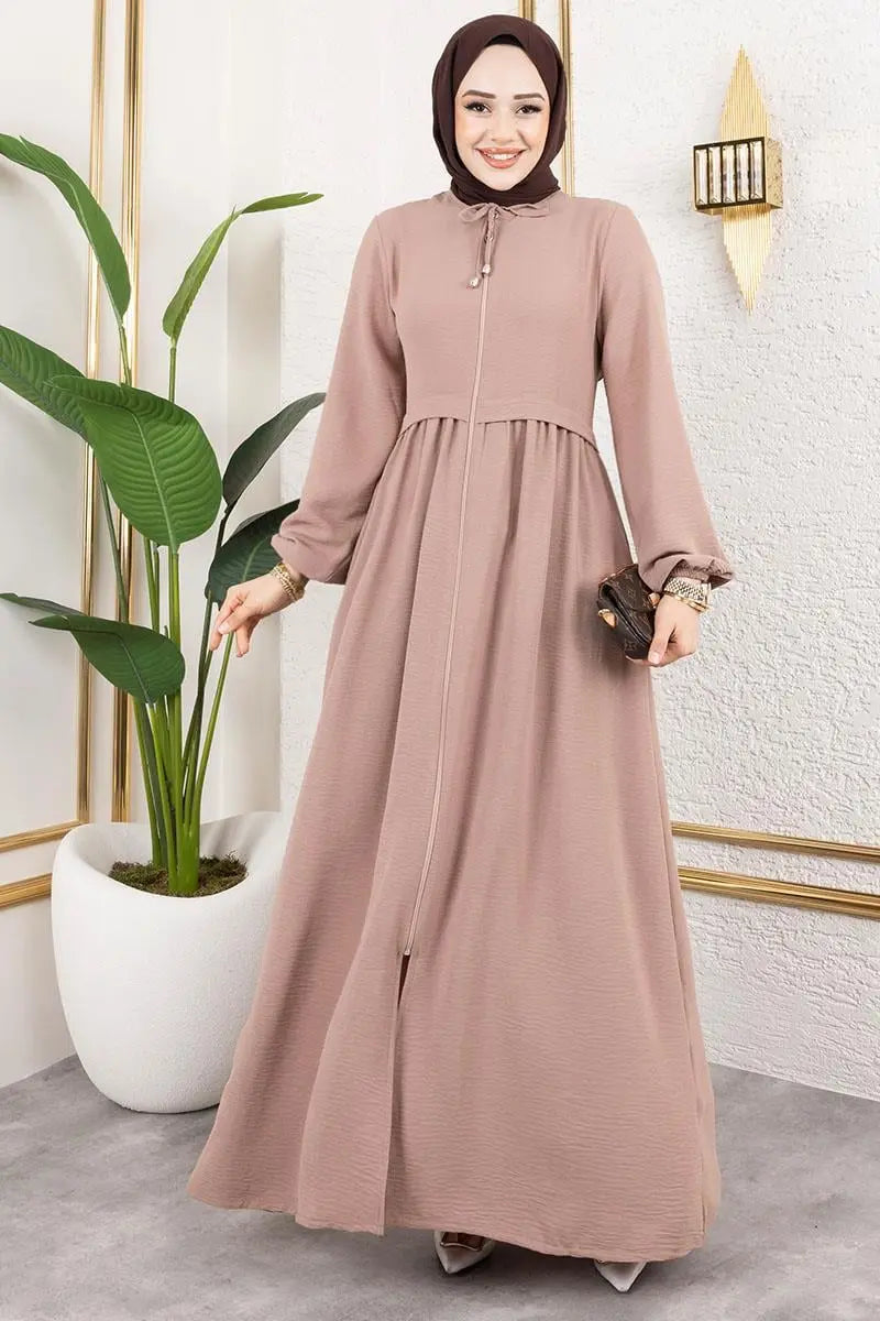 Mec Lace-up Aerobin Abaya