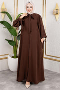 Mec Laced Cuff Dress Abaya