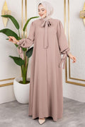 Mec Laced Cuff Dress Abaya
