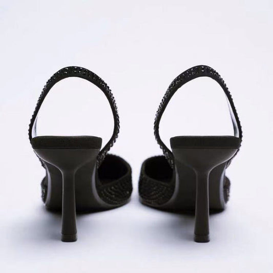 Ladies’ Evening Shoes Party Sandals Women’s High Heel Pointed Toe Shoes - Shoes