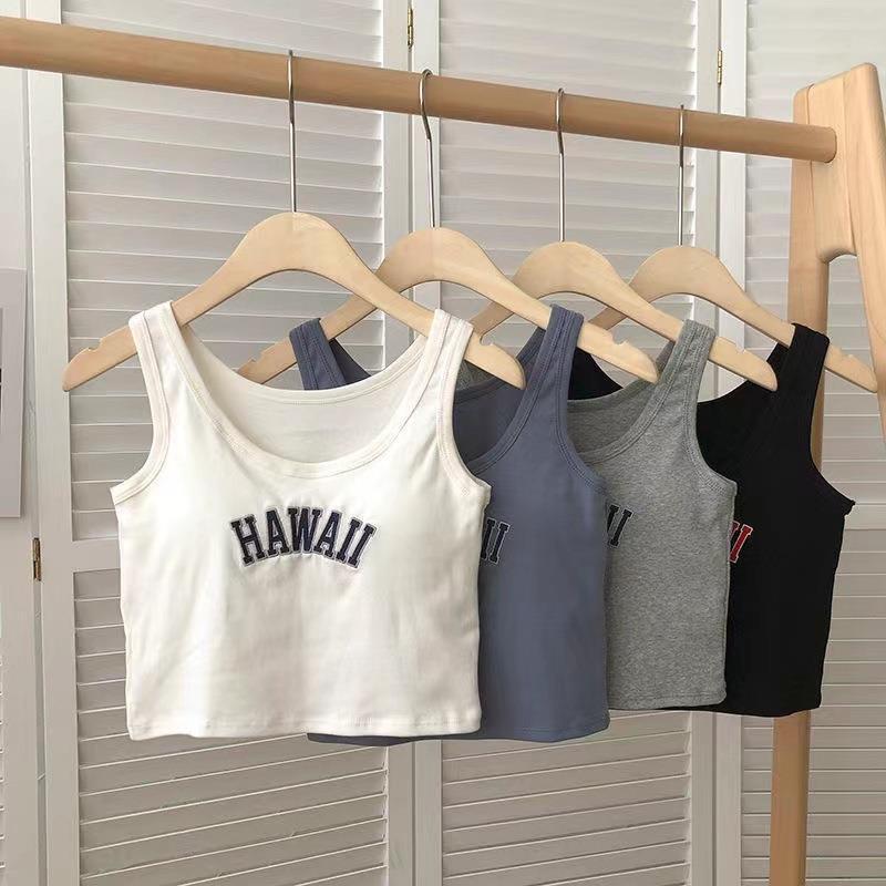 Ladies’ One-piece Sports Vest With Chest Pad