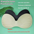 Ladies’ One-piece Sports Vest With Chest Pad - Milky White / Free Size