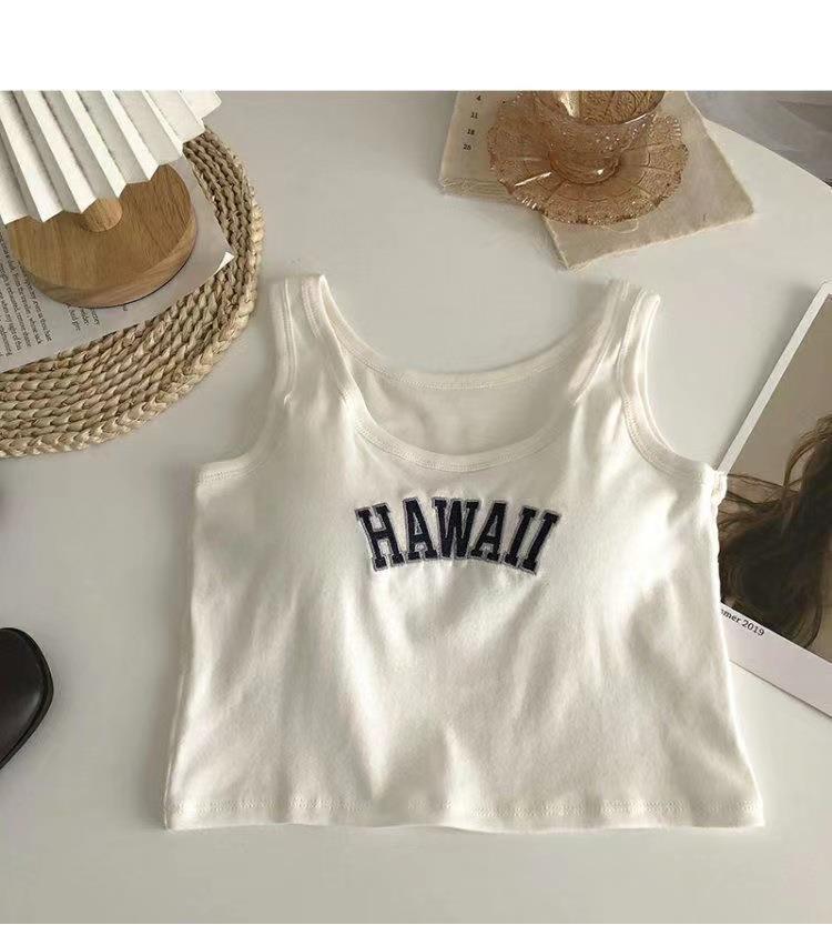 Ladies’ One-piece Sports Vest With Chest Pad - White / Free Size
